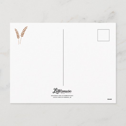 Het eerste Noel Christmas Briefkaart (Achterkant)