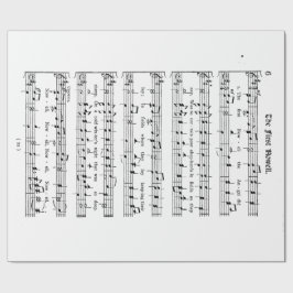 Het eerste noel-omslagpapier cadeaupapier