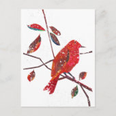 Het eerste Seizoen van de Vakantie van de Sneeuw Feestdagenkaart (Voorkant)