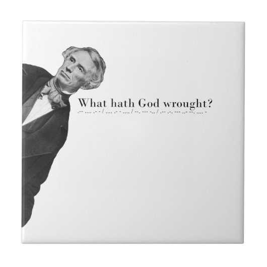 Het eerste teken van een nieuw tijdperk tegeltje (Voorkant)