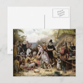 Het eerste Thanksgiving Briefkaart (Voorkant / Achterkant)