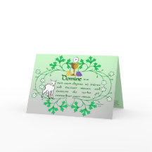 Het eerste Traditionele Wenskaart van de Heilige