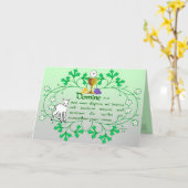 Het eerste Traditionele Wenskaart van de Heilige Kaart (Gele Bloem)