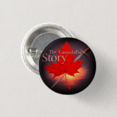 HET EERSTE VERHAAL VAN CANADA RONDE BUTTON 3,2 CM (Voorkant /achterkant)