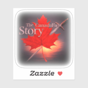 HET EERSTE VERHAAL VAN CANADA STICKER