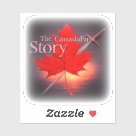 HET EERSTE VERHAAL VAN CANADA STICKER (Vel)