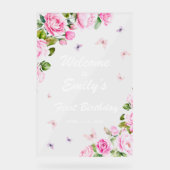 Het eerste verjaardagsbord van acryl acryl bord (Voorkant)