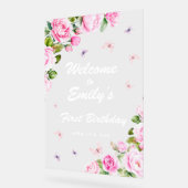 Het eerste verjaardagsbord van acryl acryl bord (Hoek)