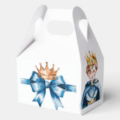 Het eerste verjaardagsfeestje van de kleine prins bedankdoosjes (Achterkant)