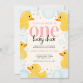 Het eerste verjaardagsfeestje van een gelukkig een kaart (Voorkant)