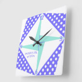 Het eeuwige Blauw van de Motie Vierkante Klok (Hoek)