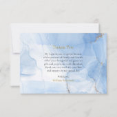 Het eeuwige leven Orthodoxe Christelijke doop Bedankkaart (Voorkant)