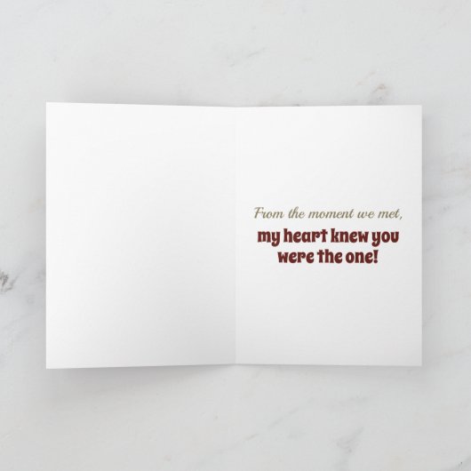 Het eeuwige liefdesverhaal kaart (Binnen)