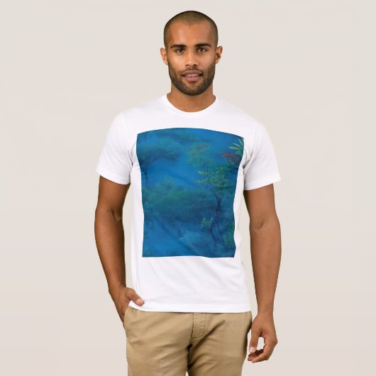Het eeuwige meer in het cederbos t-shirt (Voorkant volledig)