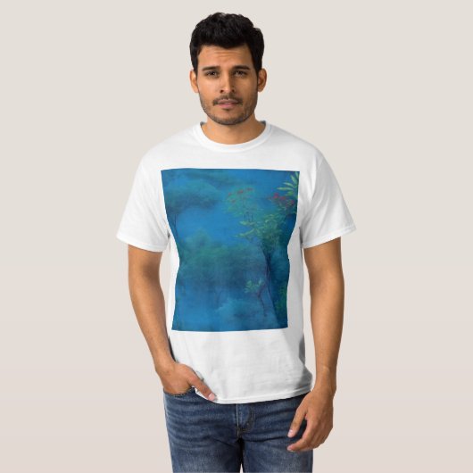 Het eeuwige meer in het cederbos t-shirt (Voorkant volledig)