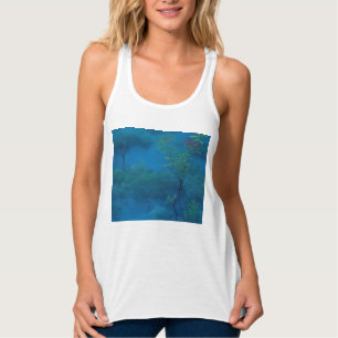 Het eeuwige meer in het cederbos tanktop