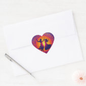 Het eeuwige ritme van Shakti Hart Sticker (Envelop)