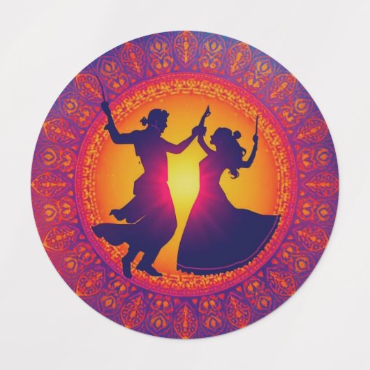 Het eeuwige ritme van Shakti Labels (Design 1)