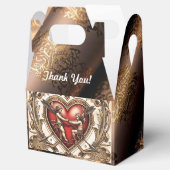 Het eeuwige schot van de liefde bedankdoosjes (Geopend)