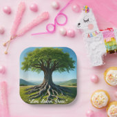 Het eeuwige symbool van Natuur" Papieren Bordje (Feest)