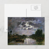 Het effect van de maan, 1891 (olie op canvas) briefkaart (Voorkant / Achterkant)