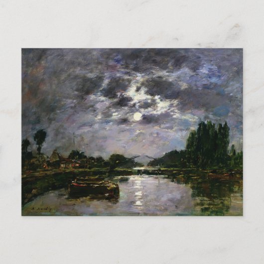 Het effect van de maan, 1891 (olie op canvas) briefkaart (Voorkant)