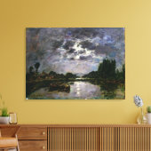 Het effect van de maan, 1891 (olie op canvas) canvas afdruk (Insitu (Woonkamer))