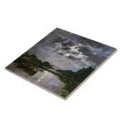 Het effect van de maan, 1891 (olie op canvas) tegeltje (Zijkant)