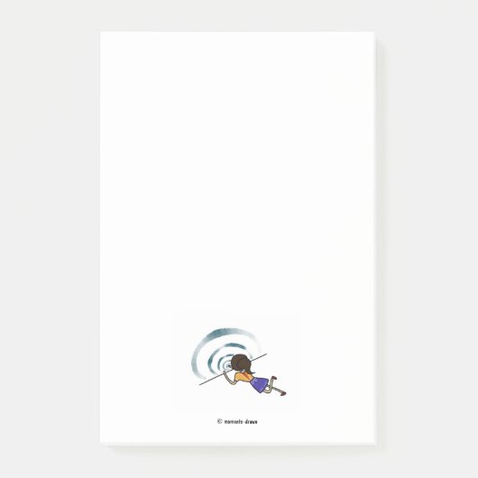 Het effect van de rimpeling Post-het nota Post-it® Notes (Voorkant)