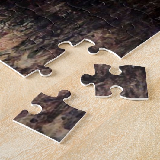 Het effect van de Seine Monet Fine Art Legpuzzel (Zijkant)