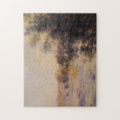 Het effect van de Seine Monet Fine Art Legpuzzel (Verticaal)