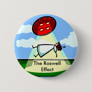 Het effect van Roswell Ronde Button 5,7 Cm