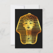 Het Egyptische gouden Toetanchamon masker Bedankkaart (Voorkant)