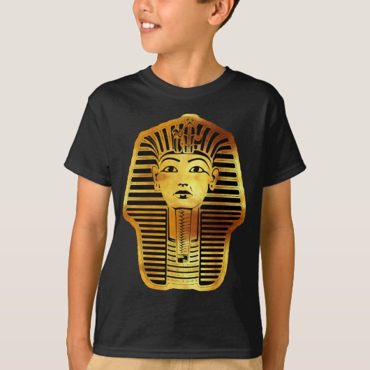 Het Egyptische gouden Toetanchamon masker T-shirt (Voorkant)