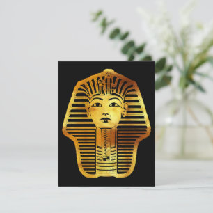 Het Egyptische Gouden Tutankhamun Masker Bedankkaart