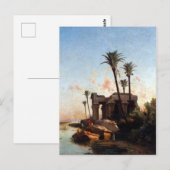 Het Egyptische landschap Carlos de Haes Briefkaart (Voorkant / Achterkant)