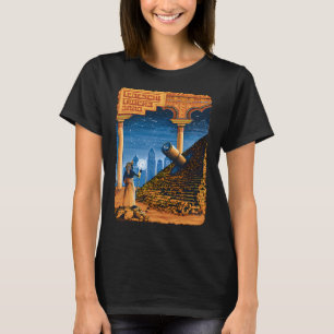 het egyptische mummie piramide linker deel t-shirt