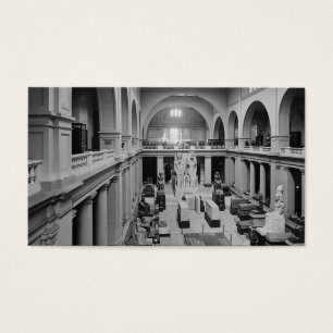 Het Egyptische Museum. Interior of Main Hall c.193 Visitekaartje