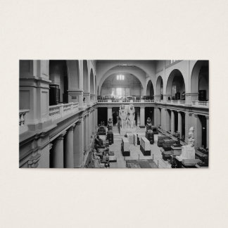 Het Egyptische Museum. Interior of Main Hall c.193 Visitekaartje