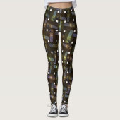 het Egyptische prinses Cross Weave Pattern, Leggings (Voorkant)