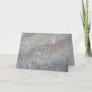 Het Egyptische wenskaart van het werktijd goede Kaart