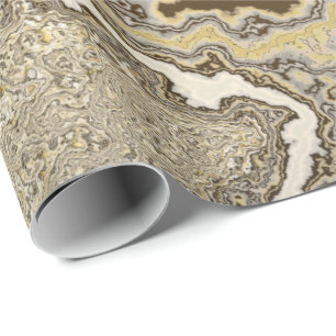 Het Ei van het goud en van het Zandsteen Cadeaupapier