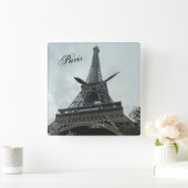 HET EIFFEL TOWER VIERKANTE KLOK (Huis)