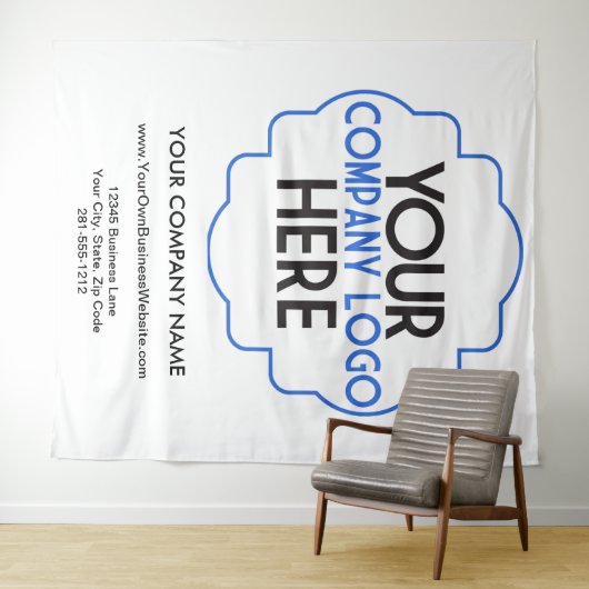 Het eigen BedrijfsShow van de Handel van de Douane Wandkleed (In Situ (horizontaal))