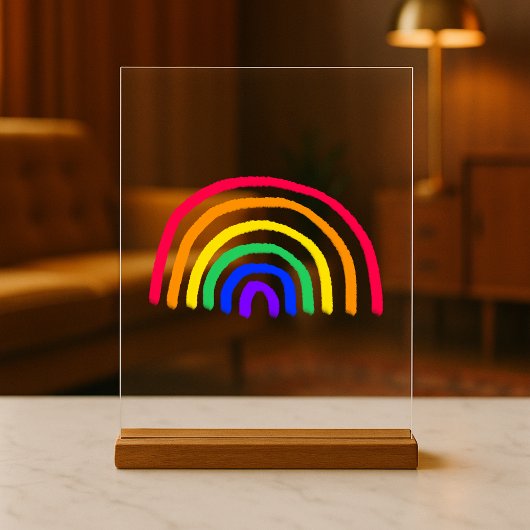 Het eigen kunstwerk van je kind | Kinder tekening  Acryl Bord