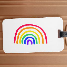 Het eigen kunstwerk van je kind | Kinder tekening  Bagagelabel