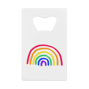 Het eigen kunstwerk van je kind   Kinder tekening  Creditkaart Flessenopener