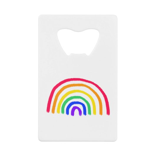 Het eigen kunstwerk van je kind | Kinder tekening Creditkaart Flessenopener (Voorkant)