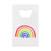 Het eigen kunstwerk van je kind | Kinder tekening  Creditkaart Flessenopener (Achterkant)