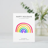 Het eigen kunstwerk van je kind | Kinder tekening  Feestdagenkaart (Staand voorkant)